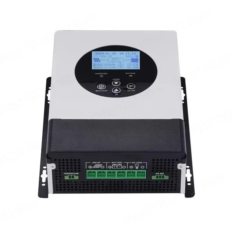 60A MPPT Solar Controller 12V 24V 48V Auto High Efficiency LCD for Lead Acid Lithium Off Grid