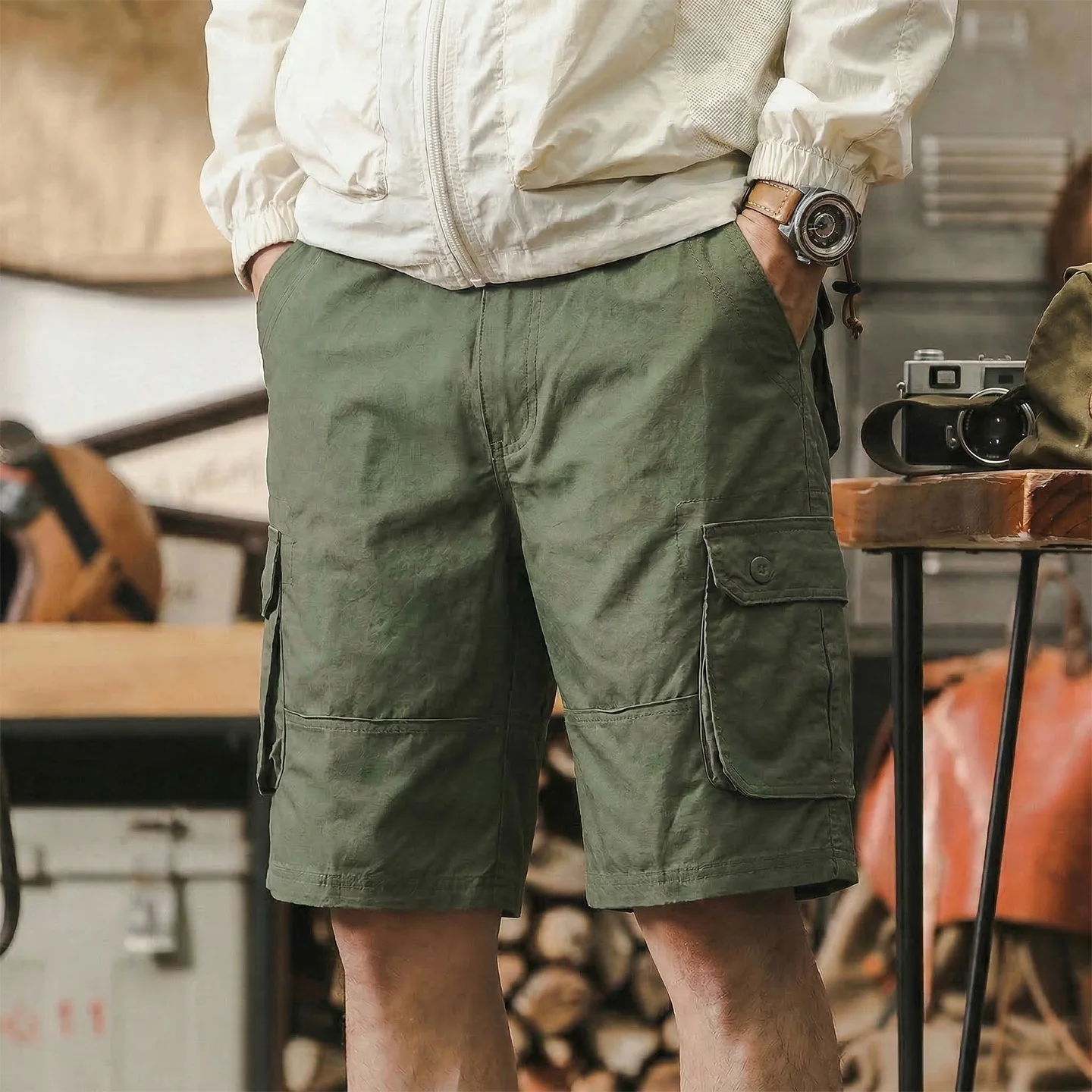 

Новые летние мужские хлопковые повседневные шорты прямого кроя, облегающие, однотонные, больших размеров, удобные, с эластичным поясом