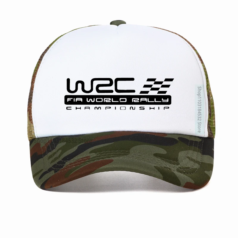 World Rally Championship WRC Baseball Cap Fashion Cool WRC Hat Unisex Mesh Breathable racing Caps Casquette