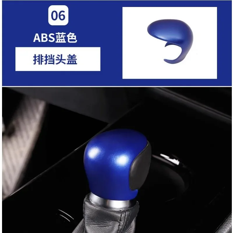 For Toyota C-HR CHR 2018 - 2022 Chrome Gear Shift Knob Head Protector Frame Trim Cover Car Interior Parts Car Accessories