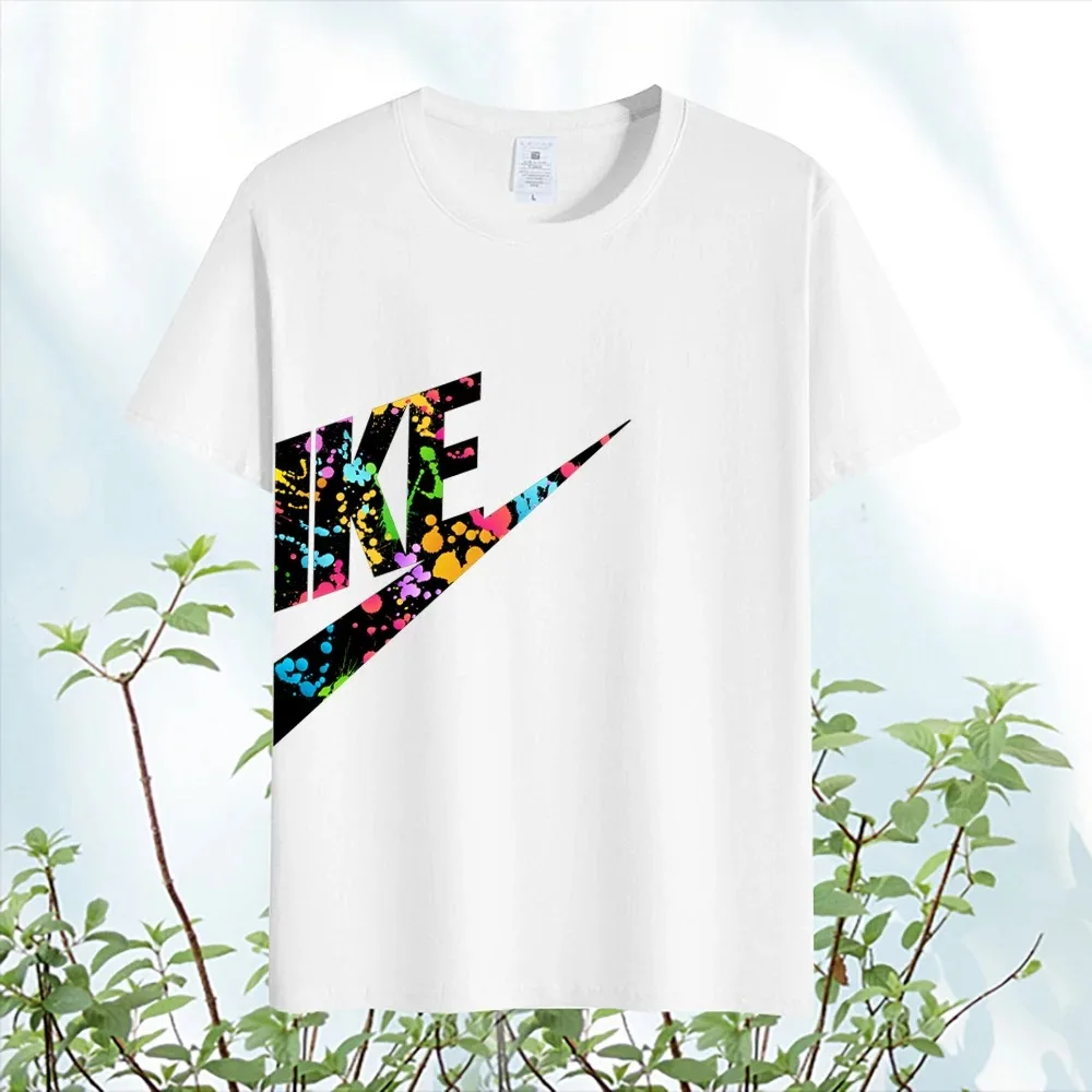

Men Women Child Luxury Brand Unisex Fashion Harajuku O-Neck Short Sleeve Woman Shirts Gift 3-14y Children Boy Girls Summer Tops