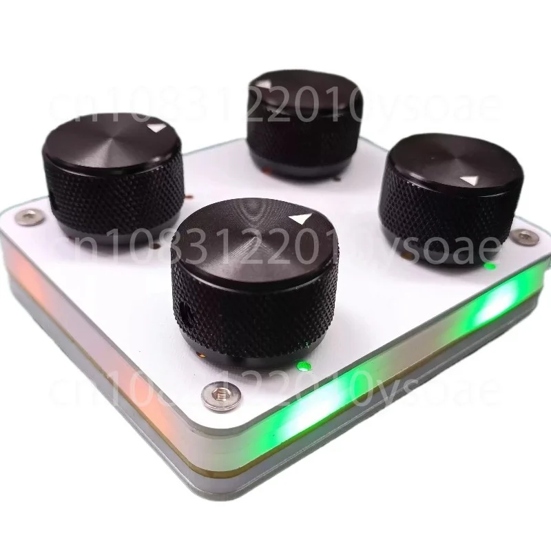 4-knob  Controller For Music Production With  CC-mapped USB-C DAW Control