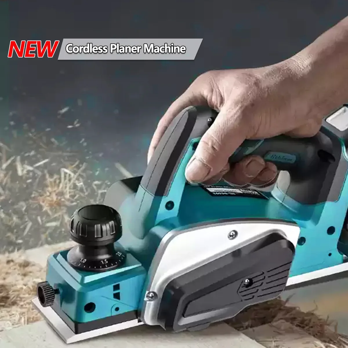 15000RPM 18V Rechargeable Electric Planer Cordless Hand Held Wood Cutting Woodworking Fit For Makita 18V Battery Power Tool