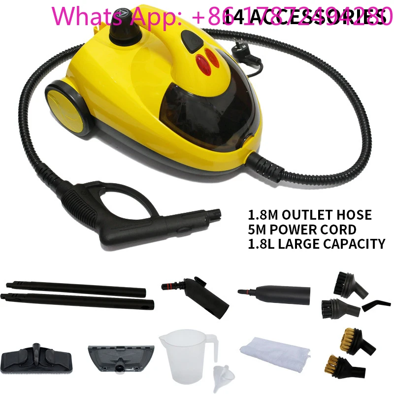 High-temperature steam cleaner cleaning oil hood household cleaning brush mites Garment Steamer