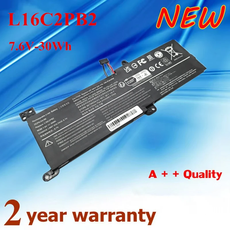 

New laptop battery for Lenovo IdeaPad 320-14AST 320-14IAP 320-14IKB 320-14ISK L16C2PB1 L16C2PB2 L16L2PB1 L16L2PB2 L16L2PB3