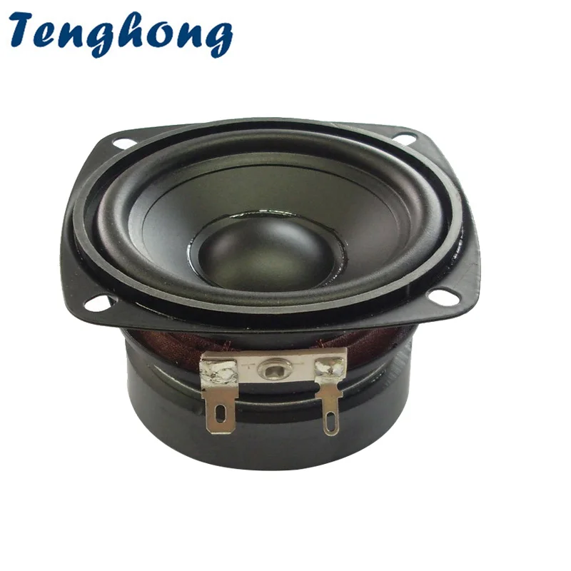 Tenghong 1 pçs 3 Polegada alto-falantes à prova dwaterproof água 4/8ohm 15w áudio portátil unidade de alto-falante gama completa ao ar livre alto-falante bluetooth