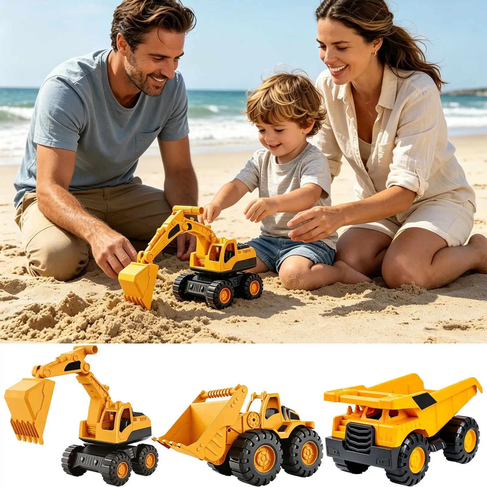 

Excavator Toys Inertia Driving Small Truck Sandbox Excavator With Articulated Boom And Rotating Cabin For Kids Sandbox Play Home