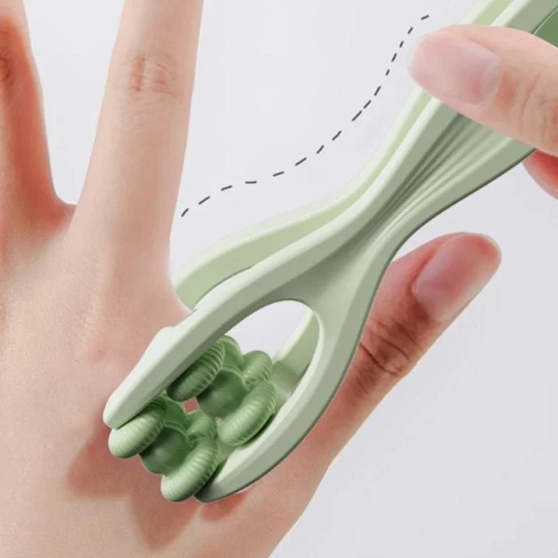 

Finger Massager Dual-Row Roller Design Portable Hand Joint Massager Cupoint Massage Meridian Dredging Muscle Relaxation Tools