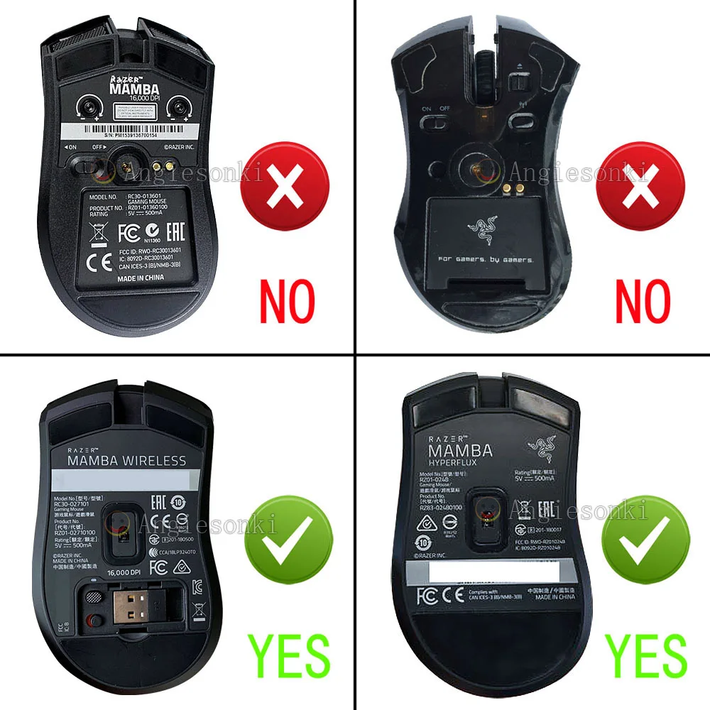 Cable de carga de línea de datos Micro USB para Razer Mamba, ratón inalámbrico RC30-027101/Razer Mamba, ratón HyperFlux/Firefly HyperFlux