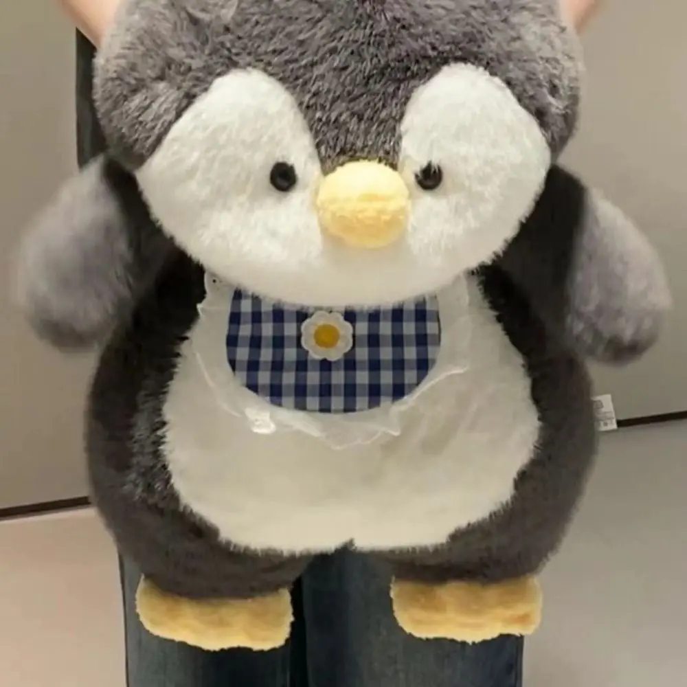 Juguete de pingüino bonito de peluche Kawaii, muñeco de peluche suave de 40CM, regalo para niños, muñeco de peluche esponjoso