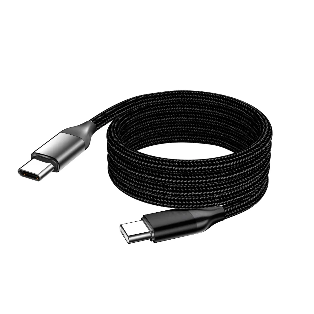 240W Magnetic USB-C Fast Charging Cable Braided Retractable Anti-Tangle for iPhone Huawei Laptop Car Travel Accessories