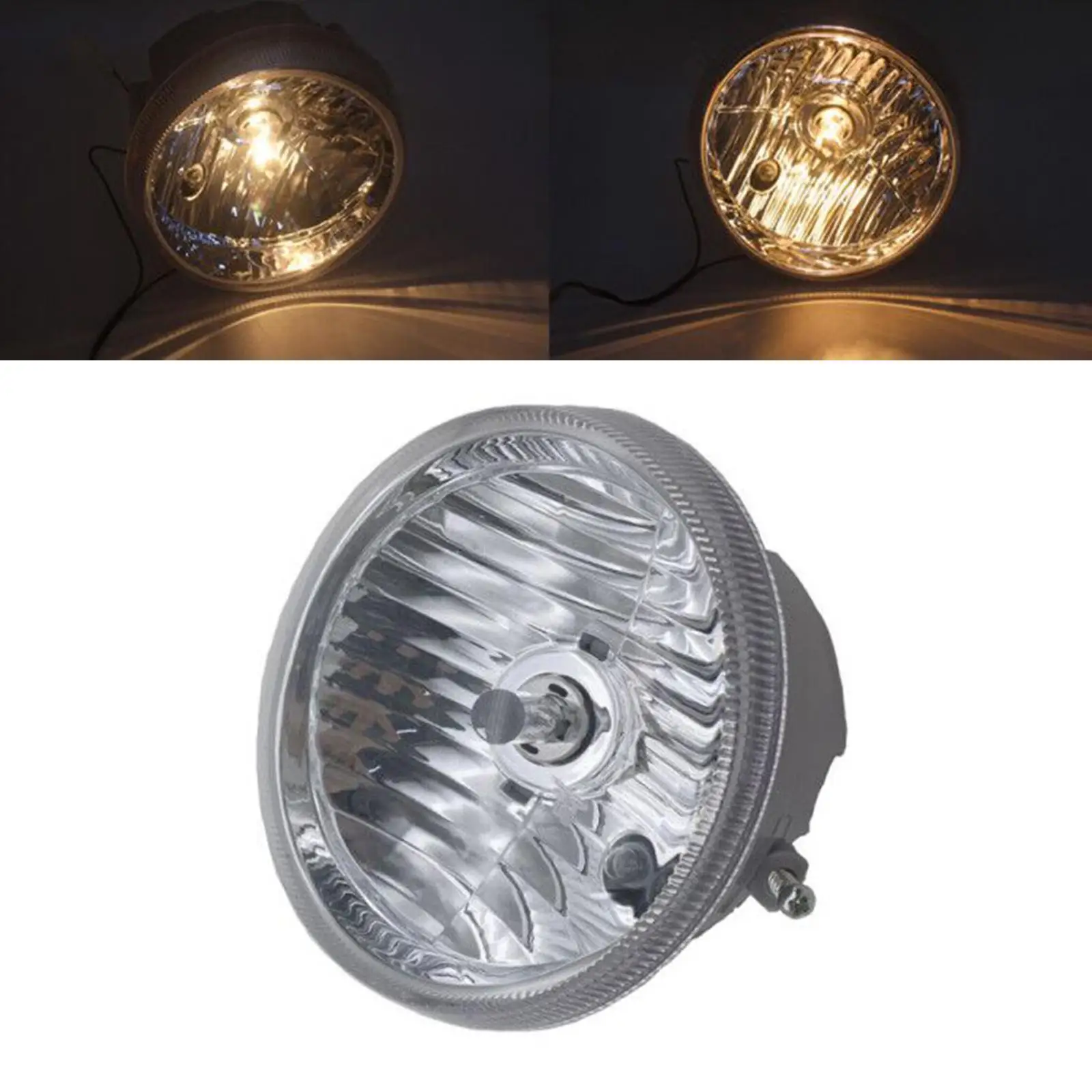 

Metal Plastic Vespa Vorne Lampe Window Light Bar White Bulb Kit for Vespa LX 50 Headlight