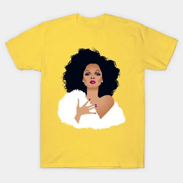 

Ретро футболка Diana Ross почему дураки влюбляются в силу за мощностью