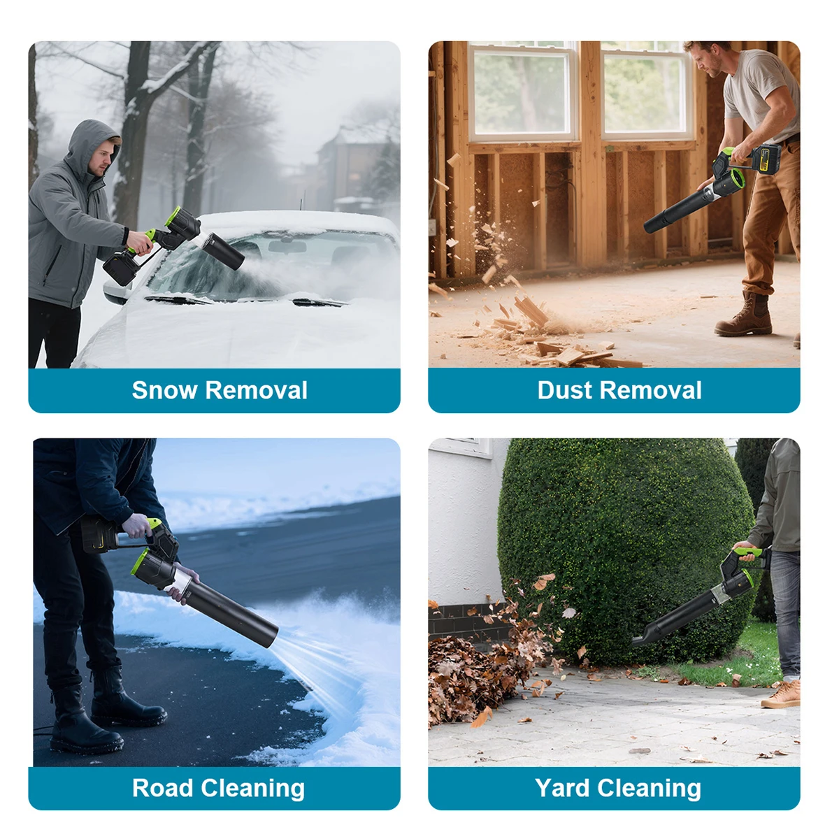 منفاخ هواء كهربائي بدون فرش 7000 وات 300000 دورة في الدقيقة أداة كهربائية محمولة باليد لتنفخ الثلوج والغبار لماكيتا 18 فولت 21 فولت دبوس بطارية