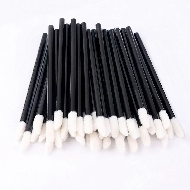 50Pcs/Set Disposable Lip Brushes Soft Make Up Brush For Lipstick Lip Gloss Wands Applicator Professional Makeup Beauty Tool