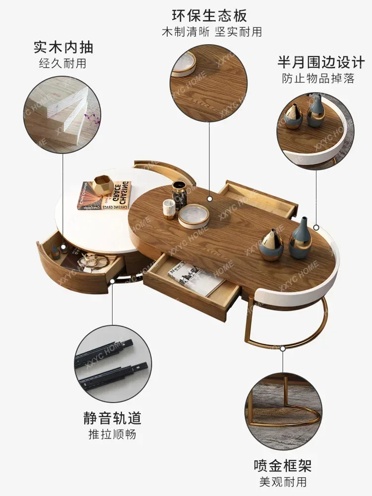 Nordic Light Luxe Woonkamer Thuis TV-kast Modern Minimalistisch