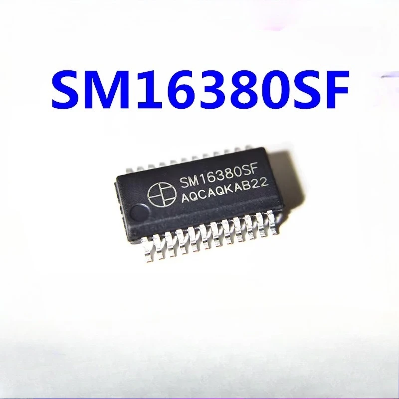 

100PCS/LOT SM16380SF QSOP24 High Brush Constant Current Driver IC 32K Memory