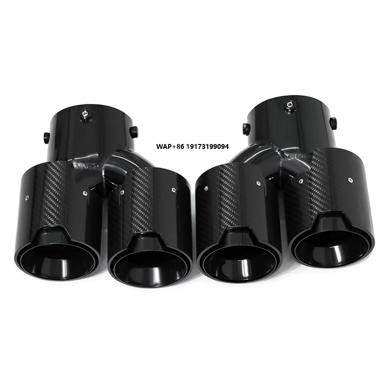 

Car Exhaust Pipes for bmw-G20 G21 G23 G42 M240i M340i M440i Carbon Fiber Exhaust Tip M Performance System Quad Muffler Tip