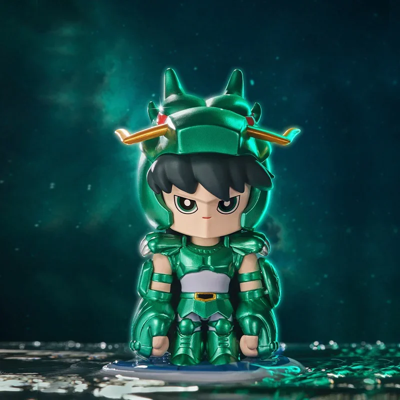 Saint Seiya Hand-Done Figure Blind Box Coleção, Presente Surpresa, Decoração dos desenhos animados, Coleção Brinquedos, Moda Infantil, G Colecionável