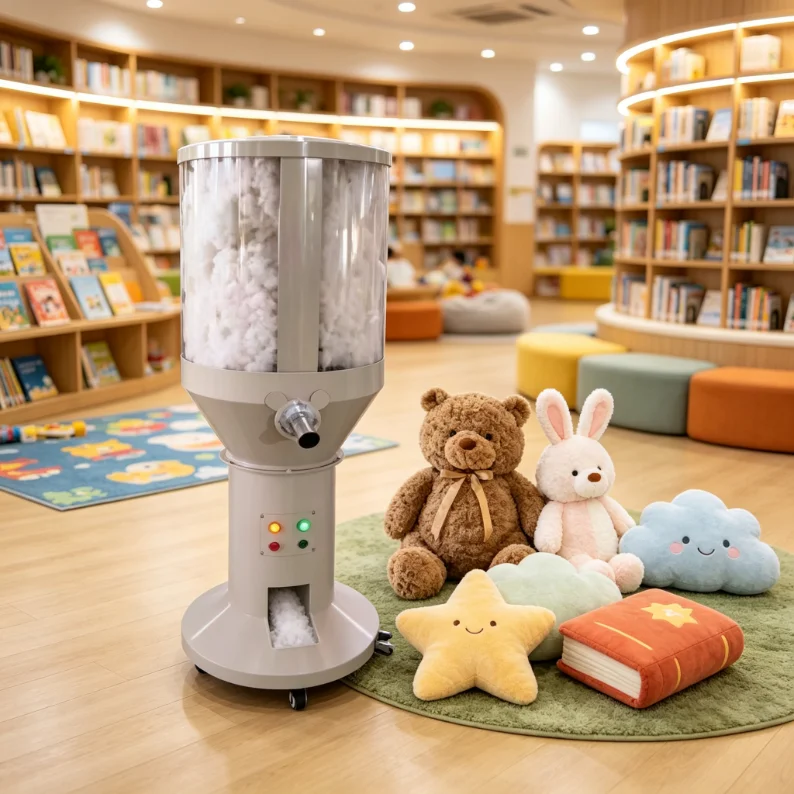 Wholesale DIY Teddy Bear Pillow Stuffed Production Machine New & Used Condition Home Textile Maker With Core Motor Component