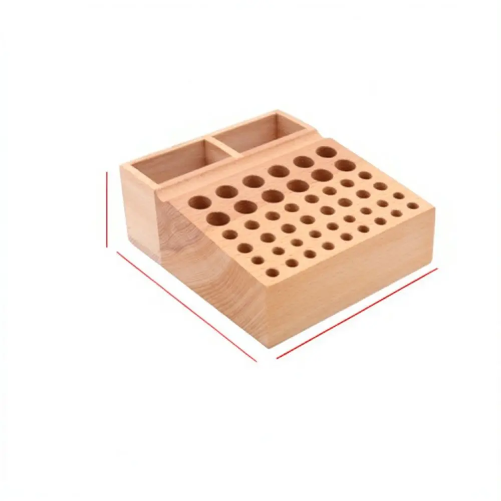 Beech Wood Leather Craft Tool Holder Organizer Stand For DIY Handmade Crafting Hand Stitching Storage Rack Bench Organizer