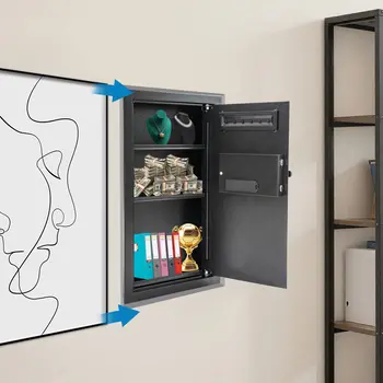 8 最佳銷售 牆壁保險箱 - №5