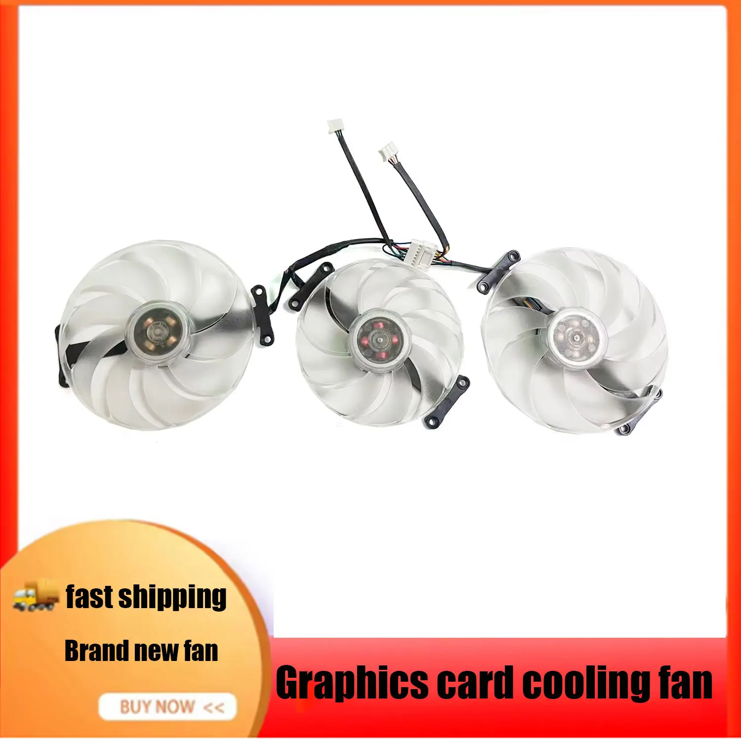 NEW T12915BU 98MM 4PIN RX7900XT 7900XTX GPU fan suitable for PowerLand RX 7900GRE 7900XT 7900XTX HELHHOUND graphics card