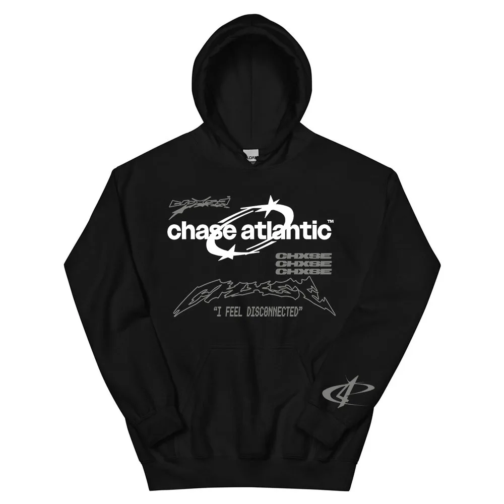 I FEEL DISCONNECTED HOODIE Chase Atlantic Band Grunge Sweatshirt Hip Hop Unisex Streetwear Autumn Fleece Hooded Pullovers Male