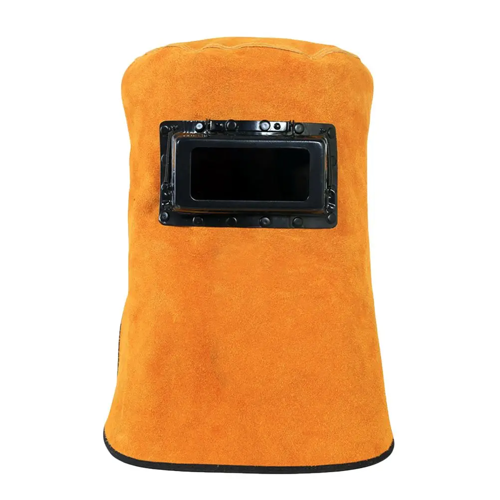 

Welding Cap Mask Hat Face Cover Cowhide Protective Working Heat Insulation Safety Full Protection Breathable