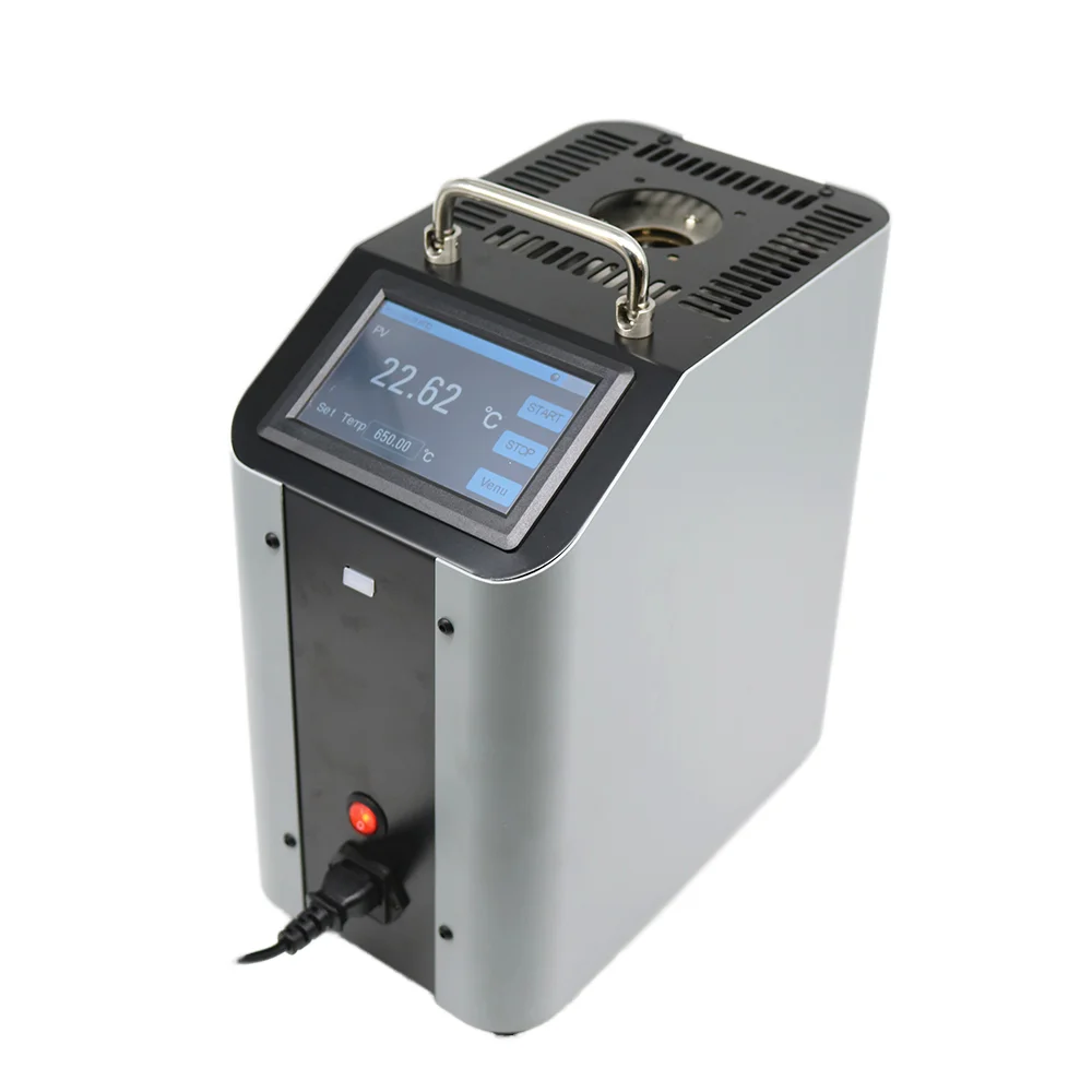 OEM Customizable Digital ABS Controller Industrial Temperature Calibrator With -100~1300C Dry Block Stainless Steel Sensor