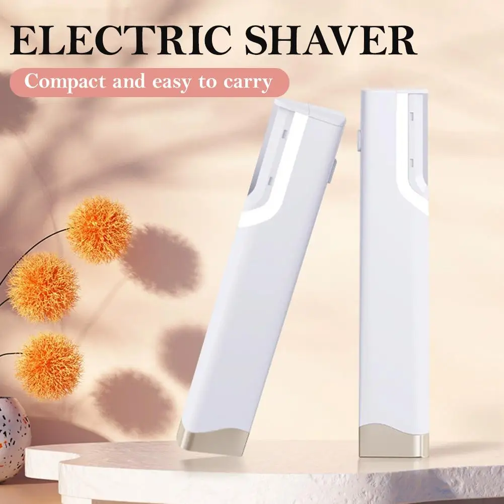 Faca elétrica ultrassônica de fluff com luz, faca feminina, faca de barbear, danificando, sem aparar sobrancelhas, facial i4q5