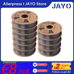 JAYO PLA Meta/PETG/SILK/PLA PLUS/ABS/TPU Filament 3D Printer 1.75mm 10Rolls for FDM 100%No bubbel 3D Printer Materials DIY Gift