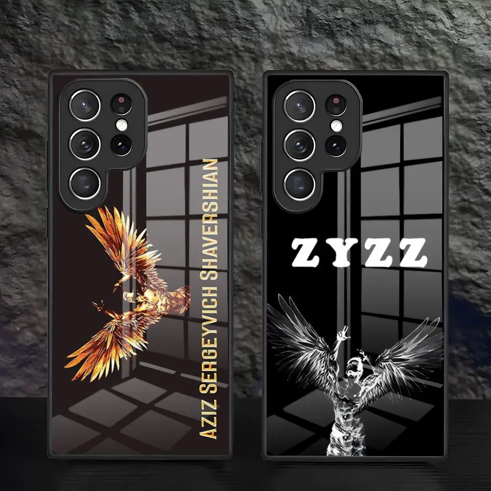 Zyzz Aziz Shavershian Fitness Phone Case For Samsung A56 A36 A26 A16 A15 A25 A35 A55 A14 A34 A24 A54 Glass Case