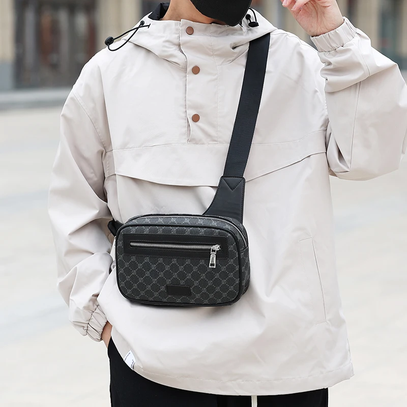 Bolsos de pecho de marca de lujo para hombres, bolso cruzado, paquete de cabestrillo, paquete de pecho deportivo para mujeres, bolsos de cintura multifunción, bolso de hombro corto