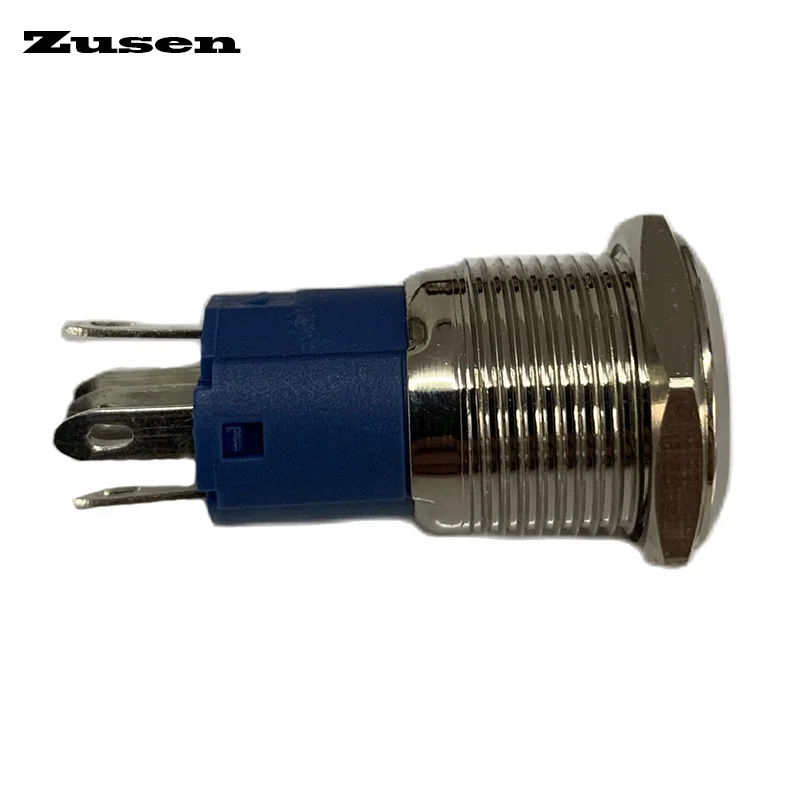 Zusen 16mm حلقة الضوء الذاتي قفل / إعادة تعيين الذاتي مفتاح بـزر دفع IP65