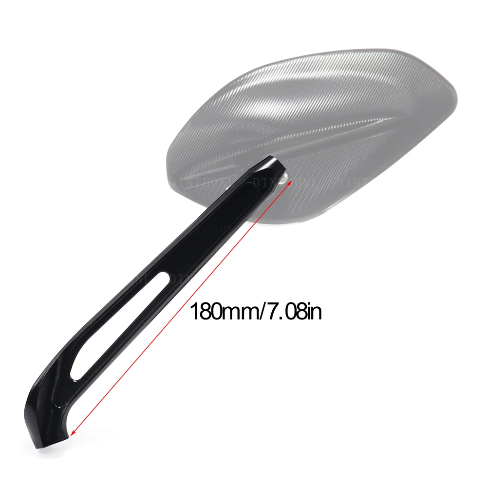 For DUCATI MONSTER + 659 695 696 796 821 950 937 1100 1200 S R Motorcycle Rear View Mirror Left Right Glass Lenses Accessories