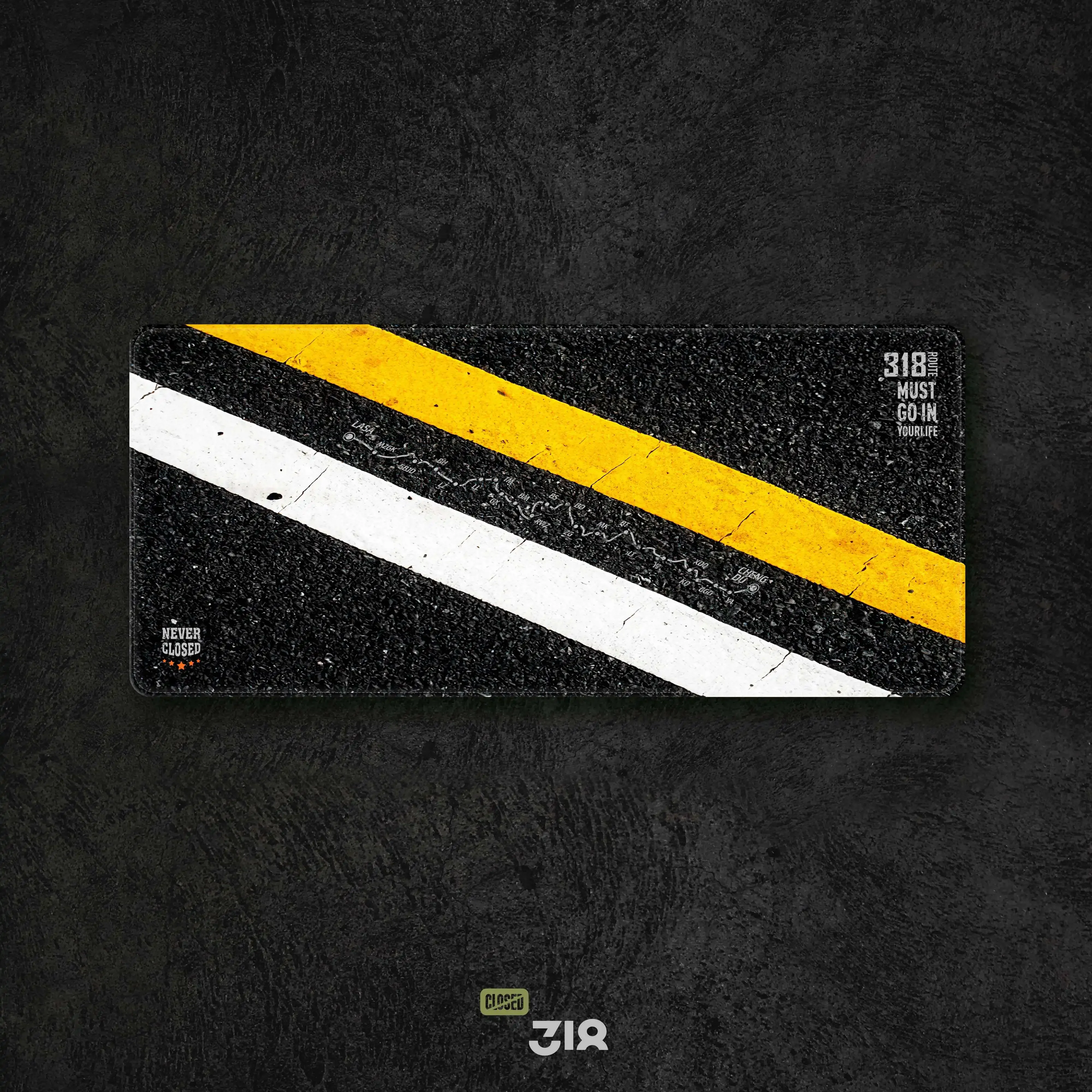 Original Highway Keycap-318 Tema-Original 172 teclas PBT teclado mecânico de sublimação de cinco lados