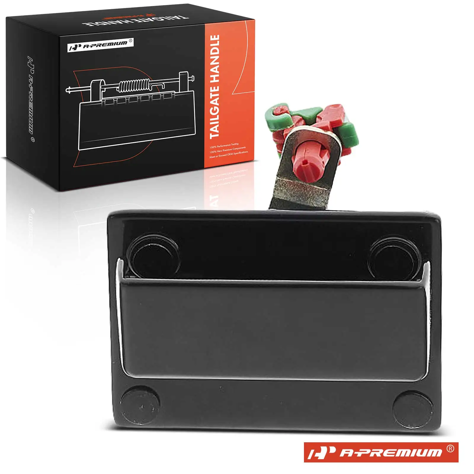 A-Premium Tailgate Handle Exterior Cab Latch for Chevrolet Tahoe 1998-2000 C1500 Suburban 1998-1999 GMC Yukon 1998-2000 Safari