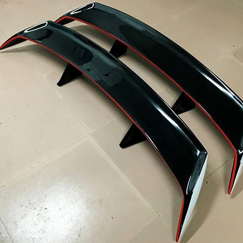 FOR Universal Spoiler Accessories NEW OLD Mazda 3 ABS Plastic CAR Trunk Rear Lip Black Tail Wing Refit Body Kit Mazda3 M3 2006+