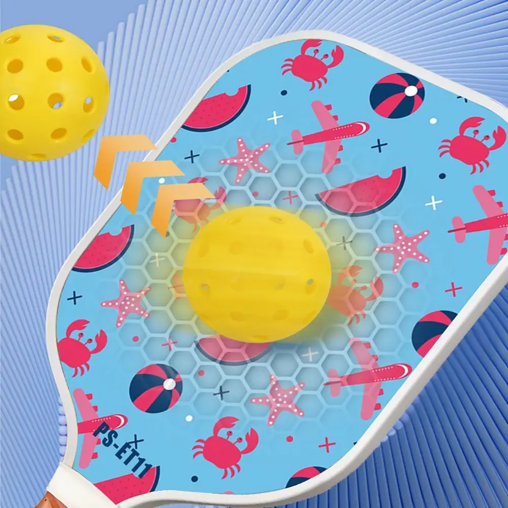 

Легкая лопатка для пиклбола сотовый сердечник из стекловолокна детский набор ракеток красочные профессиональные спортивные аксессуары