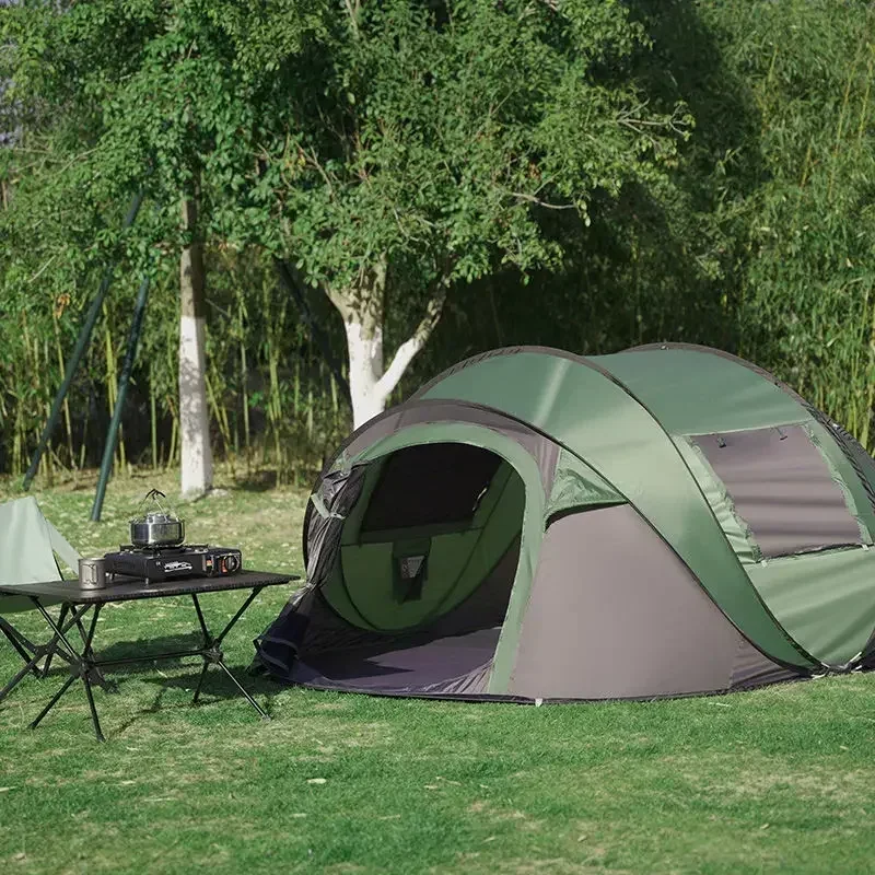 YOUSKY Pop-Up-Zelt für 3–4 Personen, automatischer Aufbau, wasserdichtes Outdoor-Campingzelt für Wandern und Reisen