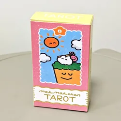 Mokmok Chan Tarot 78 sztuk Kawaii Karty Tarota 10,3 * 6 cm Kojący i Puszysty Projekt Zawsze Przynieś Komfort Do Twojego Serca