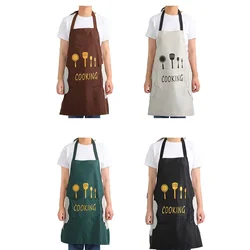 Apron Waterproof Oilproof Cooking Apron Kitchen Work Clothes Home Cooking Cleaning Men And Women Universal Sleeveless Apron