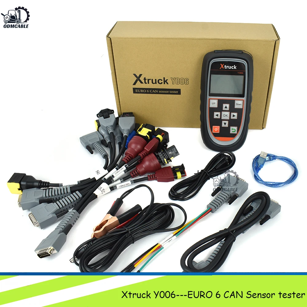 

for Urea Quality Liquid Level/PM/Exhaust Temperature Nitrogen Xtruck Y006 EURO 6 Sensor Tester Oxygen NOx Auto Detection