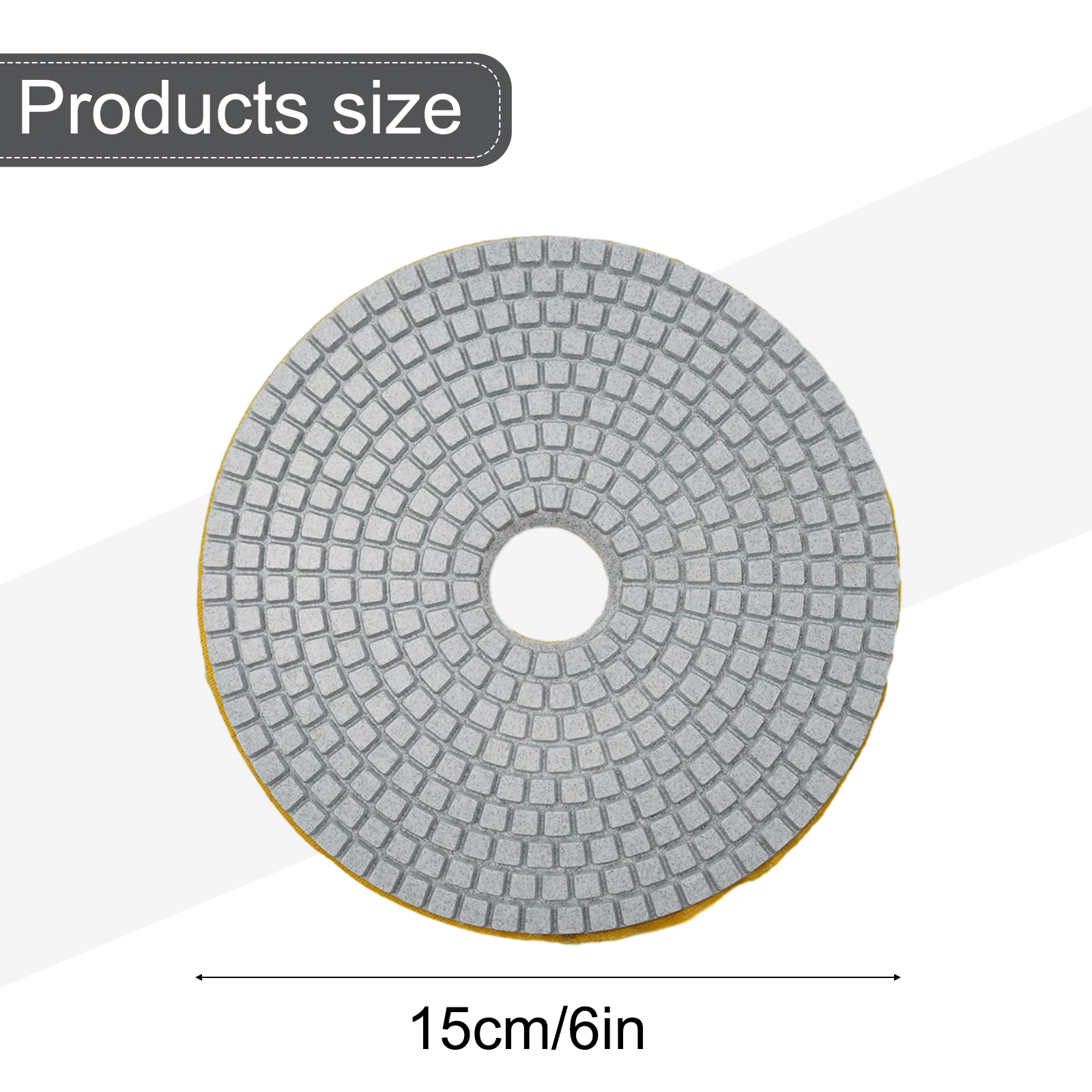 1pc Dry/wet Diamond Polishing Pad 6 Inch 150mm Flexible Grinding Discs For Granite Stone Concrete Marble Grinding Polishing Tool