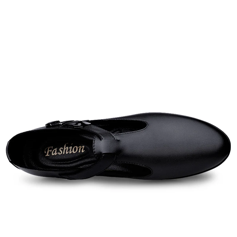 أحذية جلدية كاجوال للرجال ، أحذية بدون كعب للقيادة جيدة التهوية ، أحذية مشي ربيعية ، صنادل صيفية