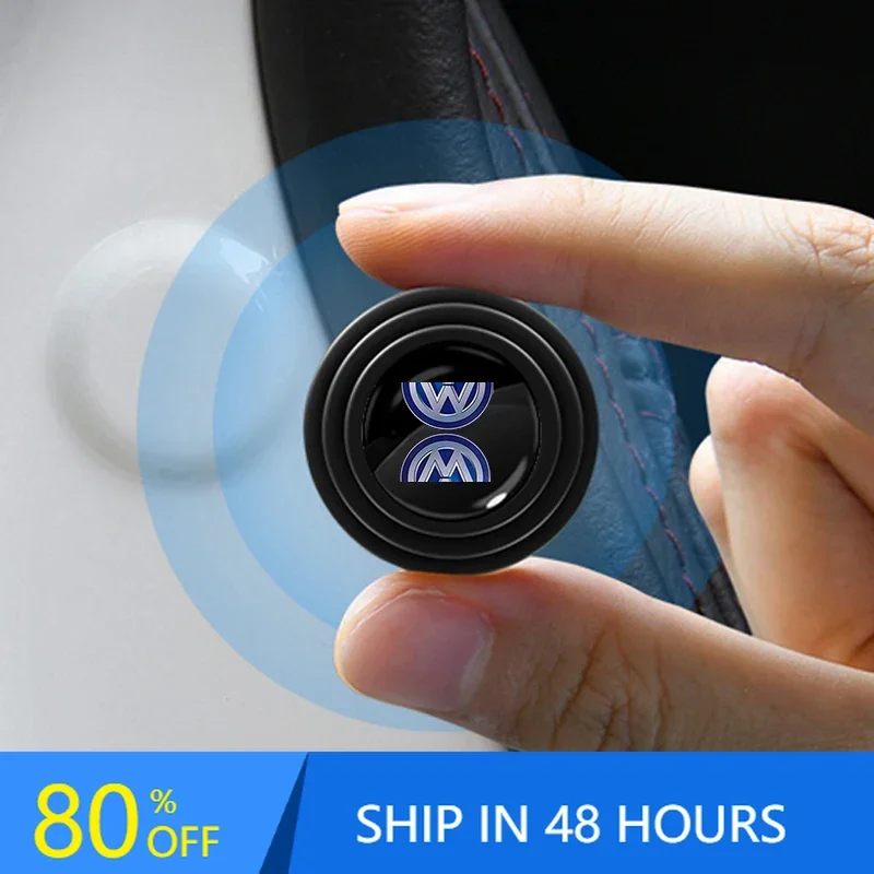 

Car Stickers Car Door Anti-collision Silicone Pad Self-adhesive Sticker Door Closing Soundproof For Volkswagen Polo Passat T4 T5