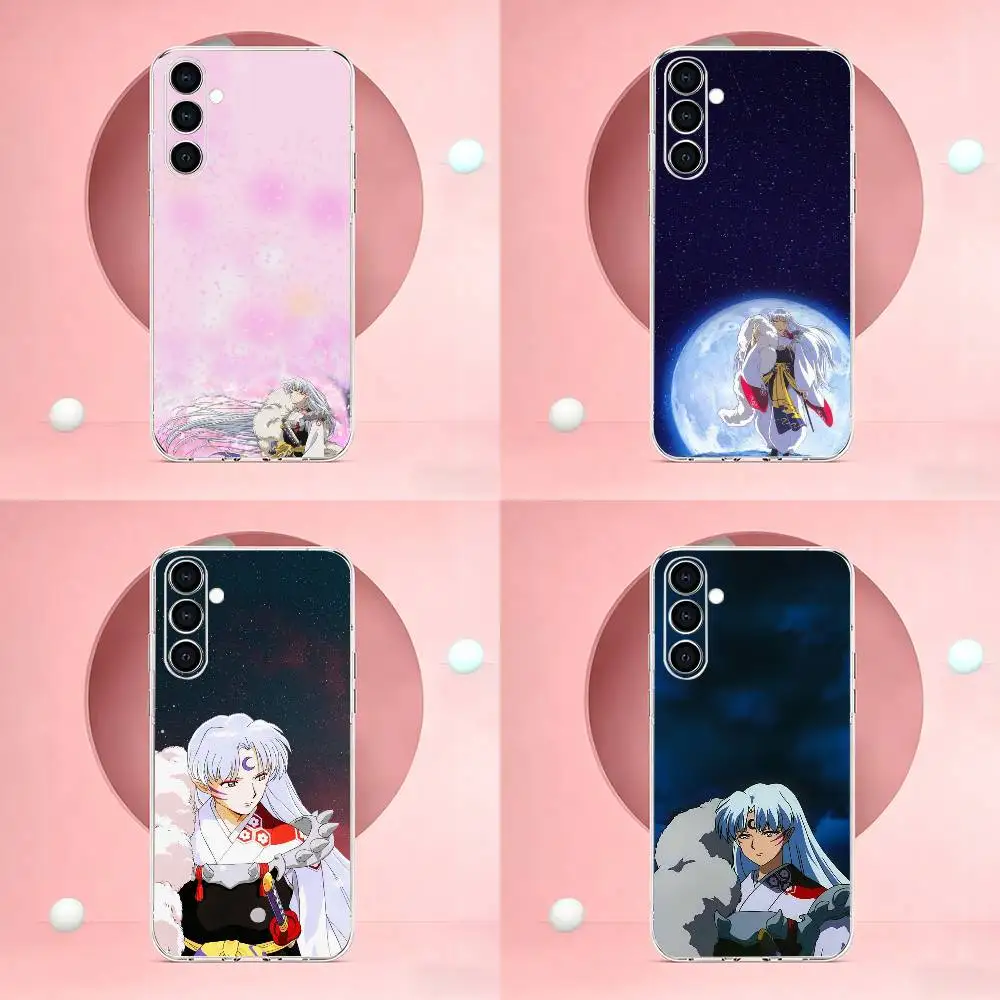 Lone Aristocrat Sesshomaru  Phone Case For Transparent Soft Case Samsung A73,A72,A71,A70,A51,A52,A53