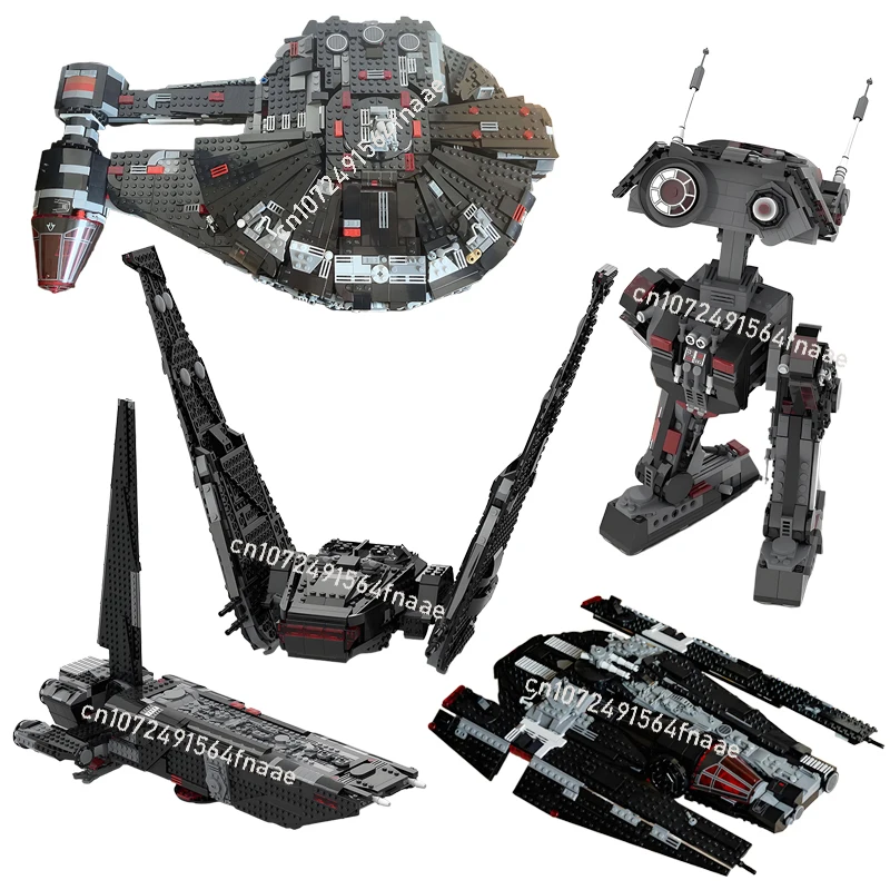 

MOC Dark Empire Outrider Shadows Stinger Mantis Rogue Shadow Sith BD-1 UCS Ver. Building Blocks Starship DIY Bricks Toys