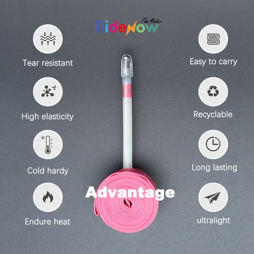 Imagen 2 del producto Cámara de aire de bicicleta RideNow ULTRALIGHT 700/18-28c 19g tubo interior de TPU 2 piezas-juego